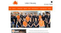 Desktop Screenshot of little1nursery.co.uk